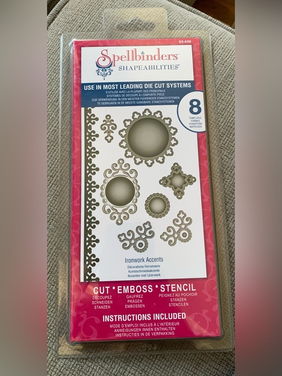 Spellbinders Other - Spellbinders Shapeabilities Accents Die Set
